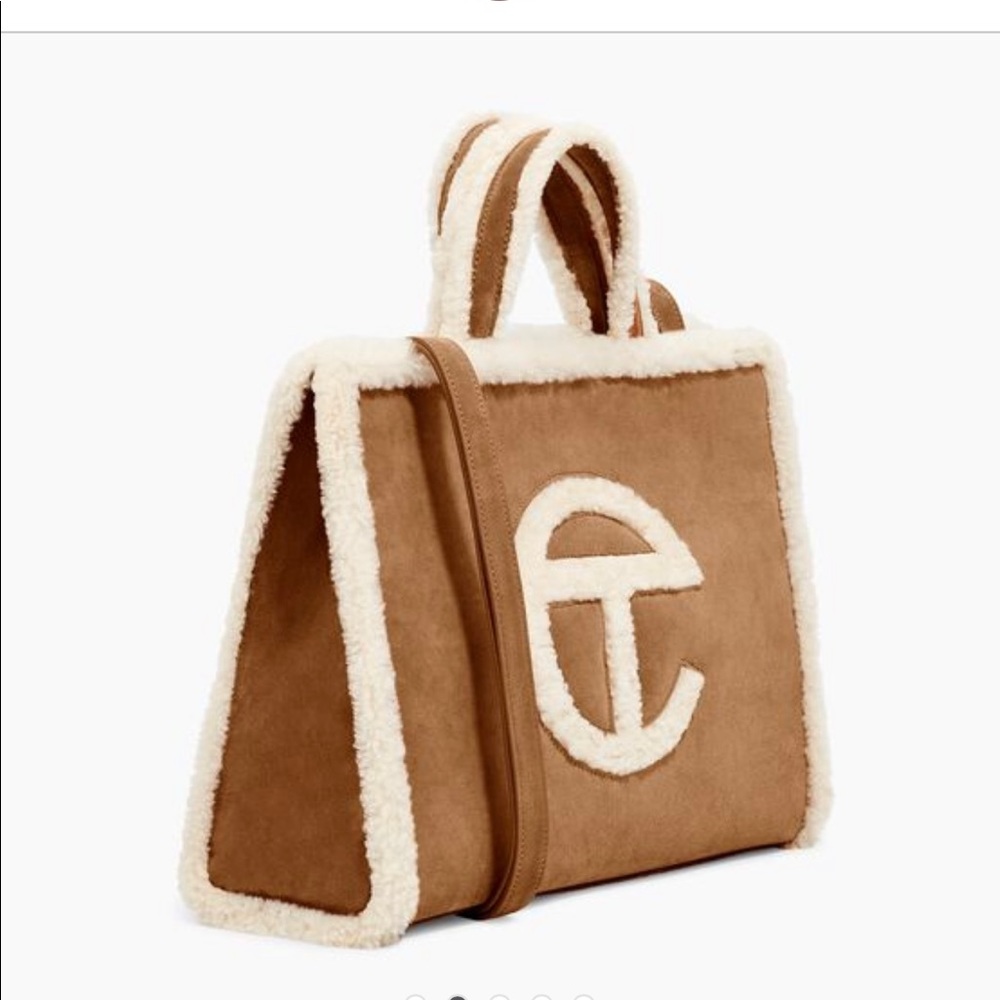Large ugg X TELFAR brown shopper bag